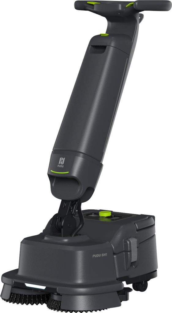 PUDU SH1 Bodenreinigungsgerät, kompakter Scheuersauger mit hoher Bürstenleistung und sofortiger Trocknung